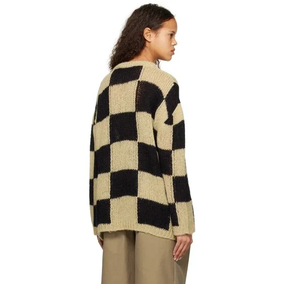 TheOpen Product Check Sweater Size 2 M Womens Check Knit $145 - Picture 12 of 12
